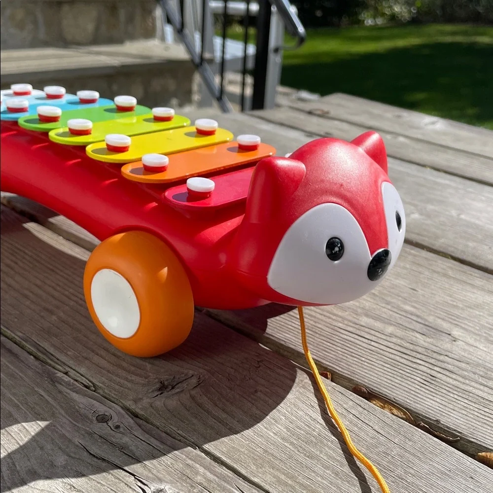 Skip Hop Red Fox Xylophone Pull Toy